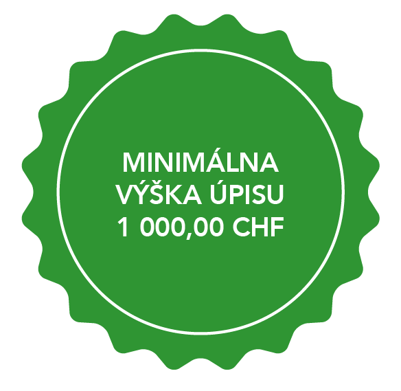 Odkaz na text: MINIMÁLNA VÝŠKA ÚPISU 1 000,00 CHF