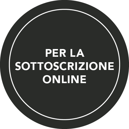 Nota con il testo: Per la sottoscrizione online